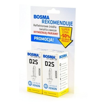 KSENON BOSMA D2S 85V/35W XENON 6000K 2SZT