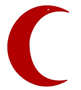 Декор кулон, ажурное украшение ЛУННАЯ НОЧЬ цвета