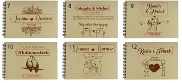 Сувенир для молодоженов - Деревянный альбом.