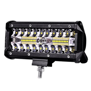 Lampa Cofania LED Halogen 120W 12V 24V Reflektor 9600lm 6000K Panel 50000 h