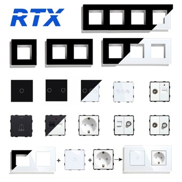 2-контурный сенсорный переключатель ZigBee TUYA RTX SH# L+N
