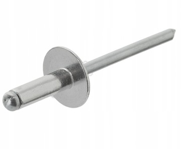 4,8x18 NITY ZRYWALNE ALUMINIOWE ŁEB POWIĘKSZONY