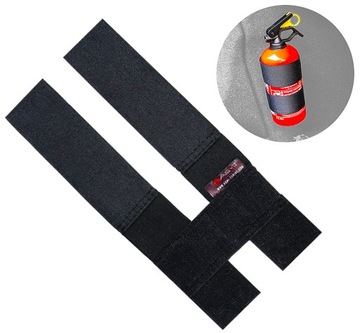 ДЕРЖАТЕЛЬ АВТОМОБИЛЬНОГО ОГНЕТУШИТЕЛЯ С КРЕПЛЕНИЕМ НА ВЕЛКРО