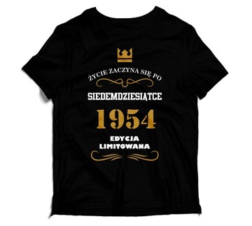 Koszulka na 70-te Urodziny 70 PREZENT MĘSKA M