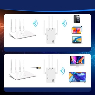 МОЩНЫЙ WIFI РЕТРАНСЛЯТОР СИГНАЛ БУСТЕР ВНЕШНИЙ РАСШИРИТЕЛЬ