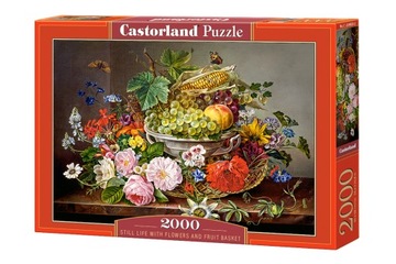 Castorland PUZZLE 2000el Flowers and Fruit Basket