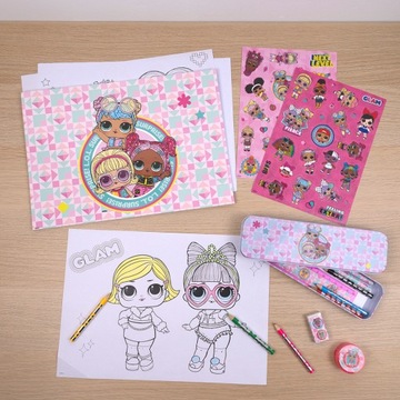 L.O.L. SURPRISE ZESTAW PRZYBORÓW SZKOLNYCH PIÓRNIK