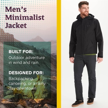 Marmot Meżczyzni Minimalist Jacket, Wodoodporna