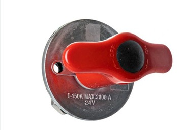 Odłącznik , włącznik prądu, akumulatora 12V, 24V