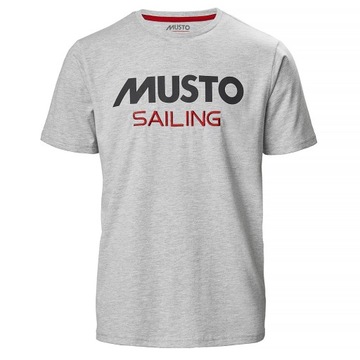 MUSTO TEE T-SHIRT KOSZULKA ROZ L SZARA