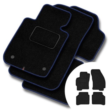 Velurové koberce Streak pro Ford Mondeo III 2000-2007 4 suché zipy