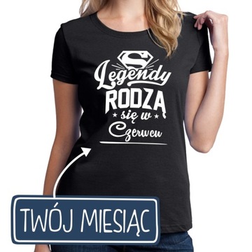 KOSZULKA PREZENT NA URODZINY 18 20 30 40 50 DAMSKA