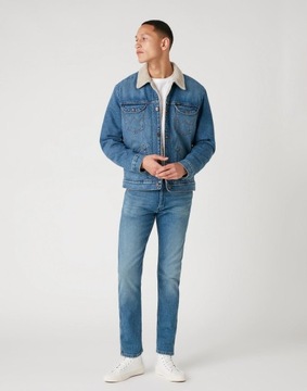 WRANGLER 124MJ SHERPA MĘSKA KURTKA JEANSOWA 2XL