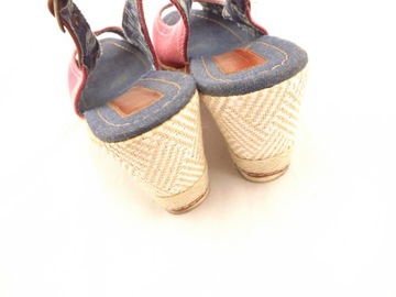 MONNARI na koturnie espadryle sandały 25,5 cm