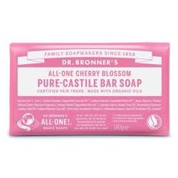 Dr. Bronner's Mydło w kostce kwiat wiśni 140g