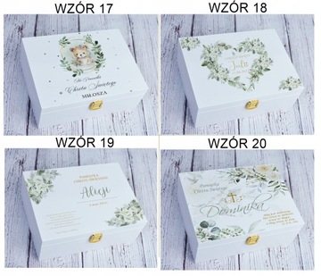 КОРОБКА ПАМЯТИ НА КРЕЩЕНИЕ ПОДАРОК ​​НА ОДИН ГОД, ДЕНЬ РОЖДЕНИЯ