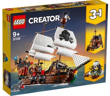 Lego Creator Statek piracki 3w1 31109