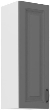 STILO КУХОННЫЙ ШКАФ 30X90 БЕЛЫЙ СЕРЫЙ