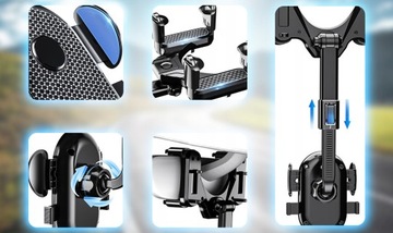 АВТОМОБИЛЬНЫЙ ДЕРЖАТЕЛЬ ТЕЛЕФОНА ДЛЯ ЗЕРКАЛА