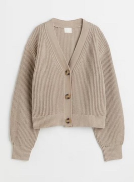 H&M sweter kardigan w serek 34 36 XS S E199