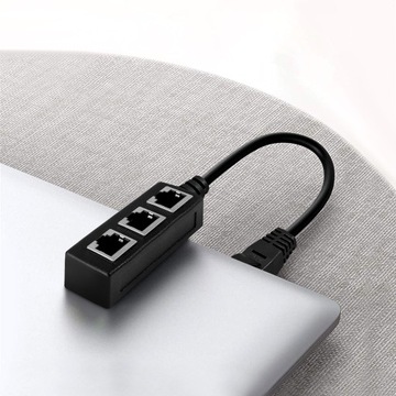 Кабель 1 3 Адаптер-разветвитель Ethernet