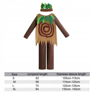 Kostiumy dla dzieci Drzewo Stroik Kamizelka