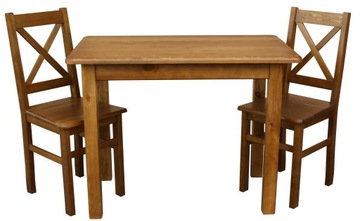 КУХОННЫЙ СТОЛ 100x60 МАССИВ ДЕРЕВА СОСНА ДУБ