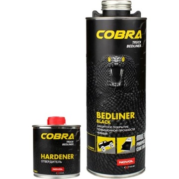 Powłoka ochronna NOVOL Cobra Truck Bedliner Czarny Kpl Konserwacja