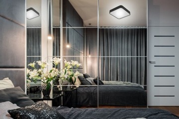 ПОВЕРХНОСТНАЯ ЛАМПА LED черная 40Вт ПОТОЛОЧНАЯ ЛАМПА 40см панель для ОФИСНЫХ ПОМЕЩЕНИЙ