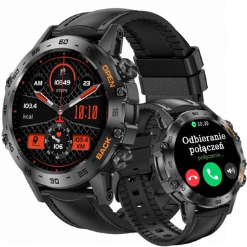 Zegarek męski SMARTWATCH GRAVITY ROZMOWY MENU PL