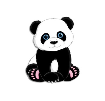 Kinkiet Lampa Naścienna Panda PJ4