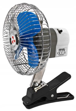 МЕТАЛЛИЧЕСКИЙ ВЕНТИЛЯТОР 12 В С ЗАЖИМОМ - 6 ВРАЩАЮЩИХСЯ ВЕНТИЛЯТОР 6 ДЮЙМОВЫЙ ВЕНТИЛЯТОР