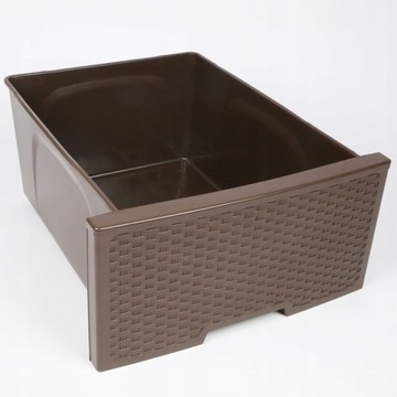 КНИЖНЫЙ ШКАФ КОМОД, ПОДСТАВКА ДЛЯ ВАННОЙ ИЗ РОТАНГА, ШКАФ С КОРЗИНАМИ, 4 ЯЩИКА, СТОЛБ