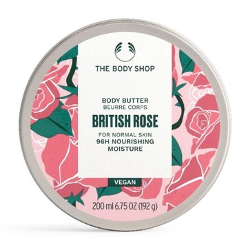 THE BODY SHOP Body butter masło BRITISH ROSE 200ml