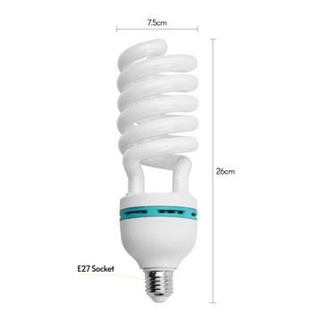 Andoer Spiral Fluorescent Light Bulb 135W 5500K