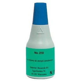 Tusz NORIS 210 metal niebieski 25ml do stempli met