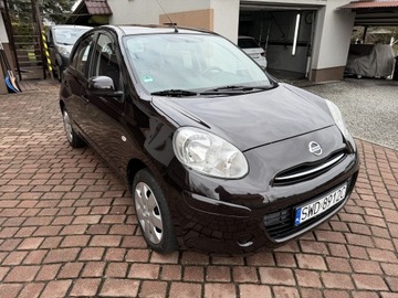 Nissan Micra IV Hatchback 5d 1.2 80KM 2011 Nissan Micra TYLKO 134tyśkm 1WŁAŚCICIEL 1.2B CLIMATRONIC 2011 ZADBANA Tekna, zdjęcie 2