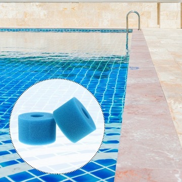 2 куска губки для фильтра для бассейна