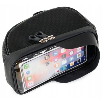 Велосипедная сумка с местом для телефона (смартфон с диагональю до 6,8 дюйма)