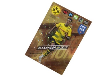 PANINI FIFA 365 2018 KARTY PIŁKARSKIE KARTA LIMITED ISAK BORUSSIA BVB 09