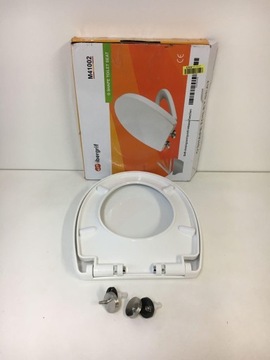 IBERGRIF M41002 СИДЕНЬЕ ДЛЯ УНИТАЗА, БЕЛЫЙ ПОЛИПРОПИЛЕН