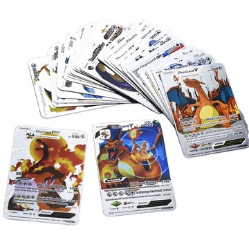 Мега-набор Pokemon из 165 карт, золотых, серебряных и черных карт, специальная коллекция