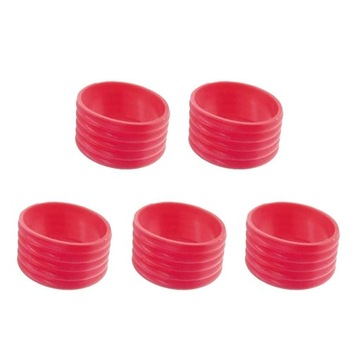 -5 Packs Racquet Grip Sweat Absorbing Badminton Red