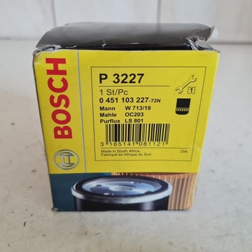 BOSCH 0 451 103 227 FILTR OLEJE