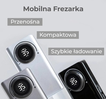 Frezarka do manicure mobilna Clavier, srebrna
