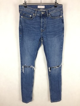 Topman skinny stretch jeansy z dziurami 30x34 *PWS102*