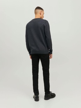 JACK & JONES Sweter Męski XL Ciemnoszary