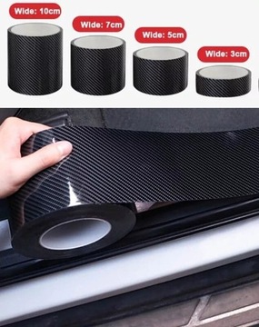 Защитная карбоновая лента для предотвращения столкновений 10 см/5 метров