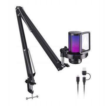 MAONO DGM20S USB RGB игровой микрофон на подставке для Windows MacOS PS5/4