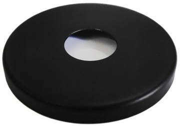 ROZETA PŁASKA 1/2'' CZARNY MAT H-8, D-70